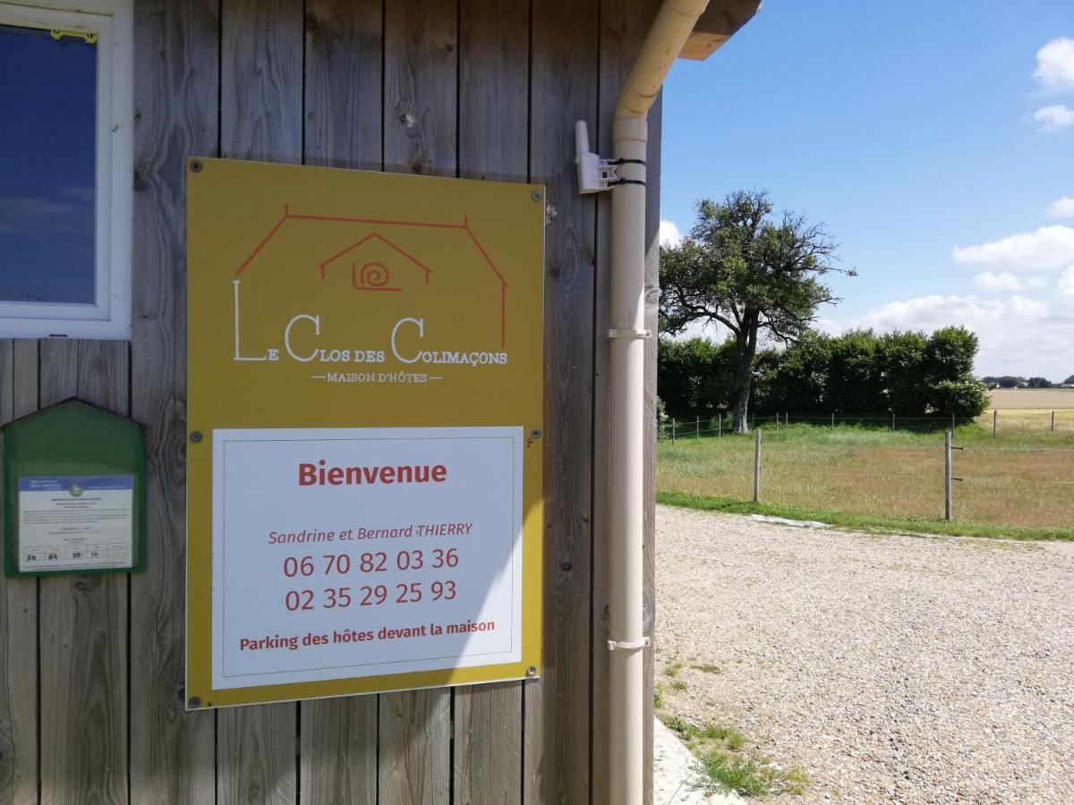 Chambres D'Hotes " Le Clos Des Colimacons " Maniquerville Luaran gambar