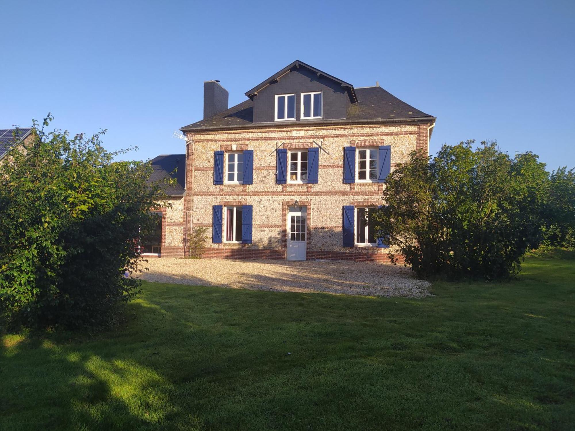 Chambres D'Hotes " Le Clos Des Colimacons " Maniquerville Luaran gambar